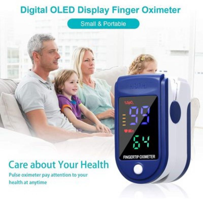 Oximeter (พร้อมส่งไม่ต้องรอ) เครื่องวัดออกซิเจนในเลือด เครื่องวัดออกซิเจน+ตรวจวัดชีพจรปลายนิ้ว เครื่องวัดออกซิเจน