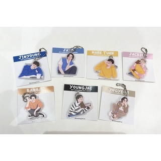 พวงกุญแจ ก็อตเซเว่น got7 keychain homecoming 2022 mark jayb bambam jackson jinyoung youngjae yugyeom by mommyjiminn