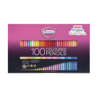Master Art (มาสเตอร์อาร์ต) ดินสอสีไม้มาสเตอร์อาร์ต แท่งยาว Premium Grade 100 สี