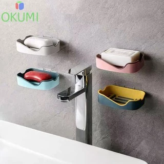 OKUMI_SHOP ที่วางสบู่ติดผนัง มีสี่สีให้เลือก(K-504)