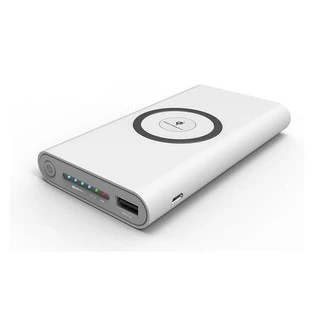 Power Bank แบตเตอรี่สำรองไร้สาย ความจุ 20000 mAh ชาร์จไร้สายและมีสายได้ Qi Wireless แท้ 100%