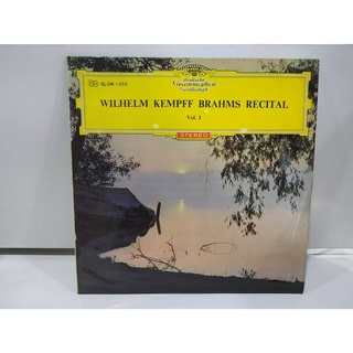 1LP Vinyl Records แผ่นเสียงไวนิล WILHELM KEMPFF BRAHMS RECITAL Vol. 1   (J14B180)