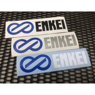 ENKEI สติกเกอร์ไดคัท  สติกเกอร์แต่งรถ สติกเกอร์Oracal