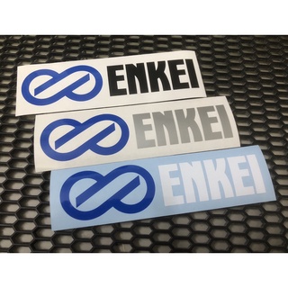 ENKEI สติกเกอร์ไดคัท  สติกเกอร์แต่งรถ สติกเกอร์Oracal