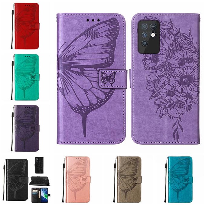 Infinix สมาร์ท 4 5 ร้อน 50 4G 5G 9 Play 10 Lite X680 X657 X682 X653 ผีเสื้อพลิก PU หนังกระเป๋าสตางค์