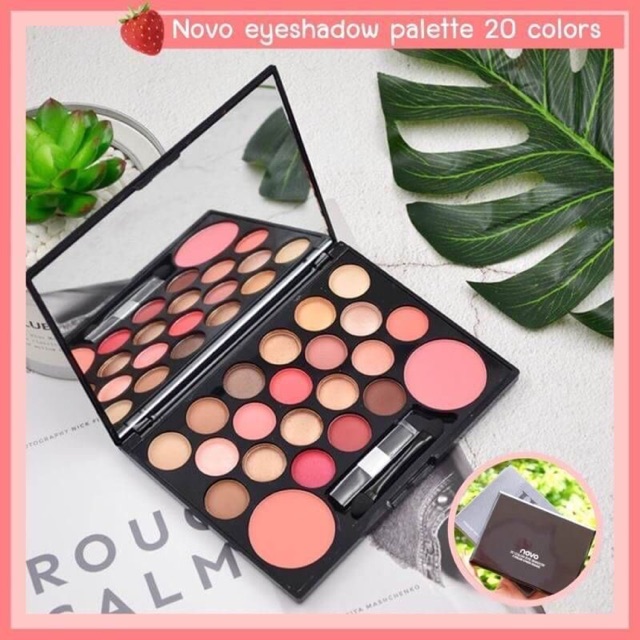 แท้ 💯💯💯 🍓 Novo hot eyeshadow 20+2 makeup พาเลททาตา 20 สี 🍓