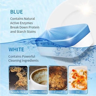 Dishwasher Tablet 8g*35 Seaways All in 1 เม็ด​น้ำยา​ล้างจาน​ชนิด​ก้อน​สำหรับ​เครื่องล้างจานขนาด​เล็ก​ xiaomi