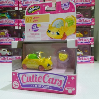 SHOPKINS Cutie Diecast Car #07 Lemon Limo รถเหล็ก ไดแคส ช๊อปกิ้นส์ ของแท้ โมเดลรถ เลม่อน ลิโม่