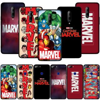 เคสโทรศัพท์ซิลิโคนพิมพ์ลาย marvel v 11 v 15 pro y 19 v 9 y 85 y 89 y 30 y 50 s 5 u 3 สีดํา