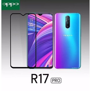 ฟิล์มกระจกนิรภัย Oppo R17pro ฟิล์มเต็มจอ ฟิล์มขอบดำ ฟิล์มกันกระแทก ฟิล์มกันรอย ฟิล์มกันแตก คุณภาพดี ฟิล์มOppo R17pro