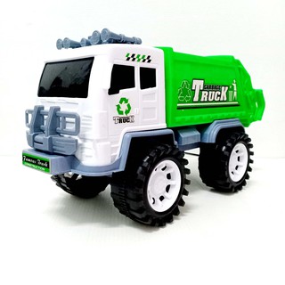 GARBAGE TRUCK รถขยะ รถเก็บขยะ คันใหญ่ ฝาท้าย เปิดได้ ขนาด ยาว 34 ซม. สูง 17 ซม. สินค้าได้ตามรูปแน่นอน ตรงปก 100% ถูกใจแน