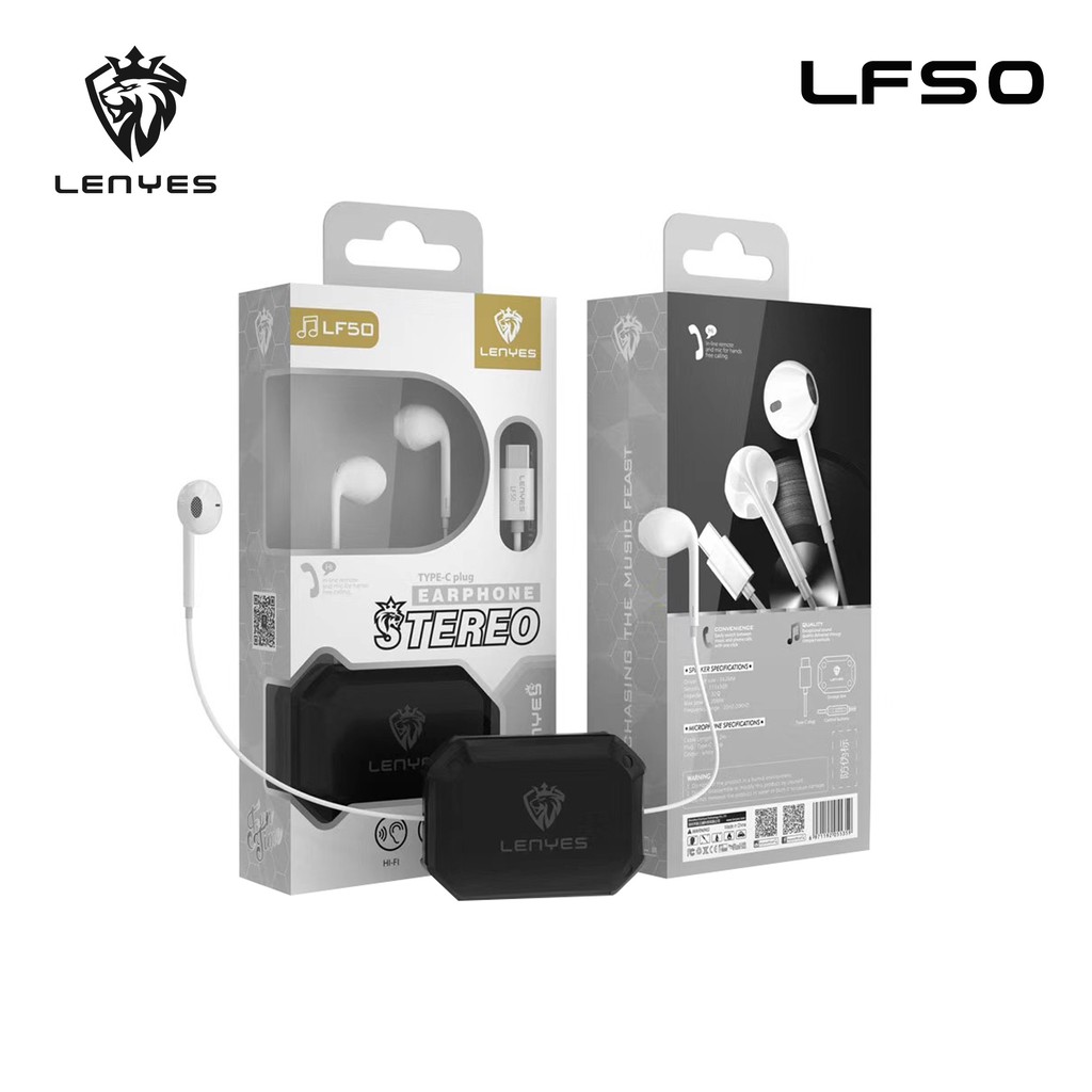 Lenyes  หูฟัง  รุ่น LF50 + (พร้อมกล่องเก็บหูฟัง)