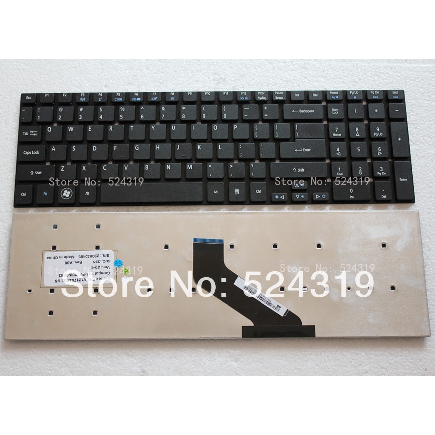 2021 สําหรับ Acer 5755 5830 830T 830TG V3-571g V3-551 E1-570 US รูปแบบแป้นพิมพ์