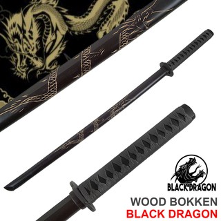 JAPAN ดาบไม้ ซามูไร Bokken ดาบไม้ ลายมังกร เคนโด้ Kendo ดาบเคนโด้ ดาบญี่ปุ่น Wooden Sword Samurai Katana Yakuza ยากูซ่า