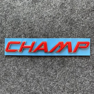 โลโก้ CHAMP ตัวหนังสือฝาท้าย