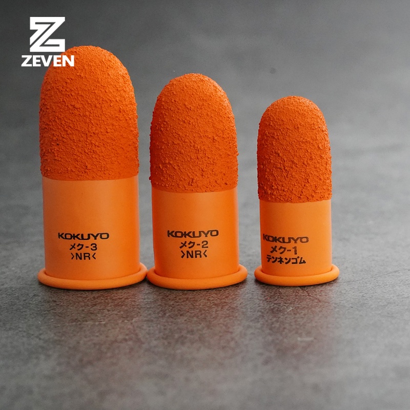 KOKUYO Finger Cots KOKUYO ญี่ปุ่นนําเข้าReusable High-End Finger Cots Handmadeเครื่องหนังเย็บนิ้วCots