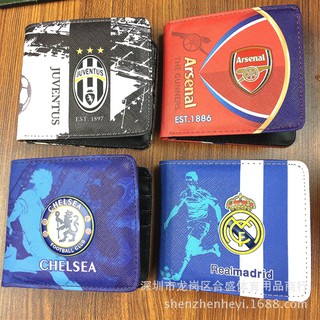 Football Fan Wallet Real Madrid บาร์เซโลนาลิเวอร์พูลเชลซียูเวนตุสอาร์เซนอล Wallet Wallet