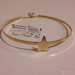 พร้อมส่ง Starlight Gold Choker Necklace