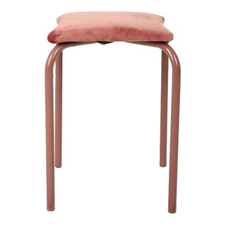 พร้อมส่ง STOOL FURDINI PURIN SC25020F VELVET PINK เก้าอี้ FURDINI PURIN SC25020F สีชมพู เก้าอี้อเนกประสงค์ เฟอร์นิเจอร์