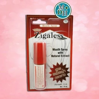 Zigaless Mouth Spray 15 ml ซิกกาเลส สเปรย์ดับกลิ่นปาก ลดความอยากบุหรี่ เลิกบุหรี่ ขนาด 15 ML 11417