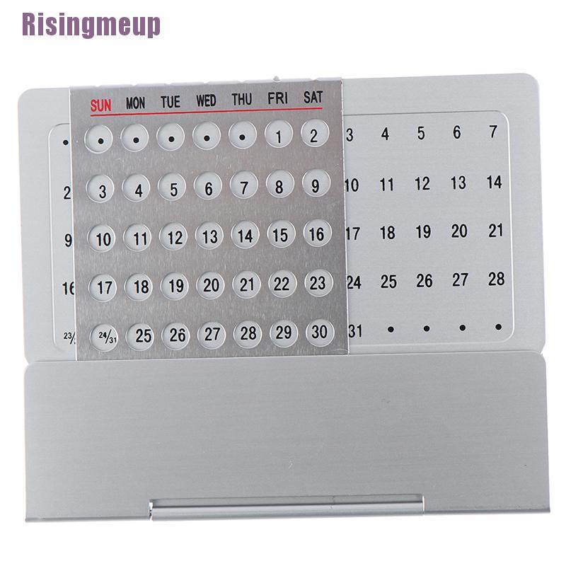 Risingmeup --- ปฏิทินโลหะ 100 ปี สําหรับสํานักงาน 1