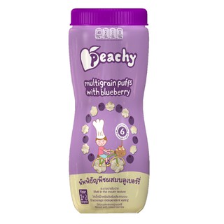 โปรโมชั่น : Peachy พัฟฟ์ธัญพืชผสมบลูเบอร์รี่ 1 ขวด R2540g.