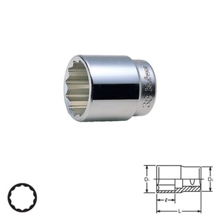 KOKEN 6405M-25 ลูกบ๊อก 3/4"-12P-25mm.