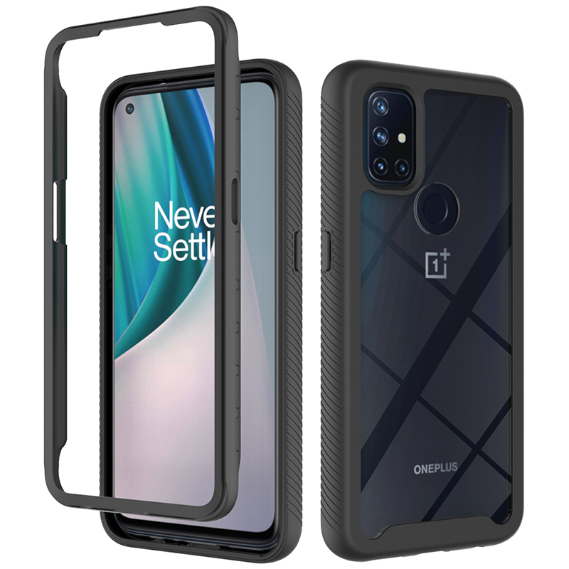 สําหรับ OnePlus Nord N10 5G Full Body กันชนใส Hybrid Armor เคสกันกระแทก