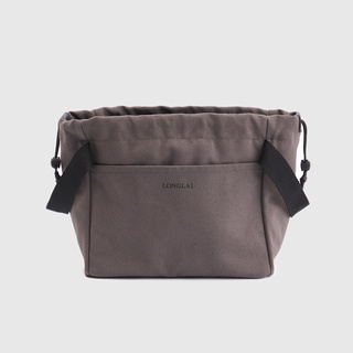 LLL CANVAS ORGANIZER BAG-DARK GREY