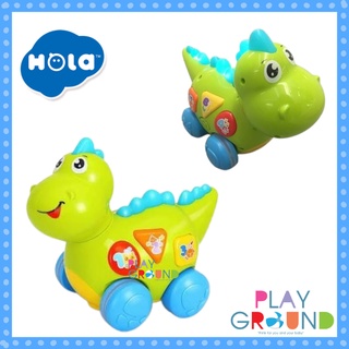 Huile Toy (Hola) แบรนด์แท้ รถไดโนเสาร์อัจฉริยะ สอนภาษา Baby Dino Huile ของเล่นไดโนเสาร์ เสริมสร้างสติปัญญา ของเล่นเด็ก