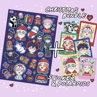 JJK CHRISTMAS BUNDLE // sticker &amp; polaroids (สติกเกอร์มหาเวทผนึกมาร รูปโพลารอยด์) by 613record