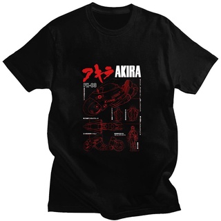 ขายดี เสื้อยืดแขนสั้น พิมพ์ลายอนิเมะญี่ปุ่น Akira เรียบง่าย ทรงหลวม เข้ากับทุกการแต่งกาย สําหรับผู้ชาย DHahhe76EIkahk60