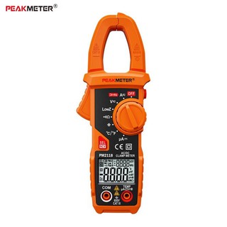 PEAKMETER PM2118 เครื่องมิเตอร์ตรวจสอบค่าแรงดันไฟฟ้า พร้อม NCV ขนาดพกพา