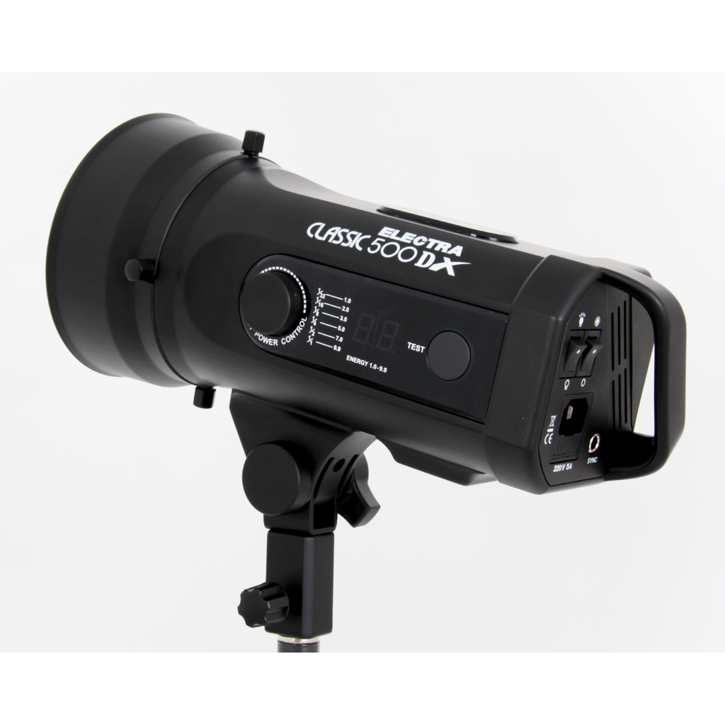 แฟลชสตูดิโอถ่ายรูป ELECTRA CLASSIC 500DX หัวเดี่ยว 220 โวลต์ 500 วัตต์