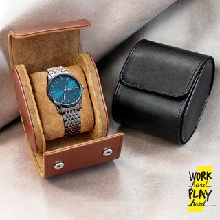WHPH กล่องใส่นาฬิกาพกพา travel case กล่องใส่นาฬิกาข้อมือ ขนาด 1 เรือน คุณภาพงานส่งออก ขายบน Amazon