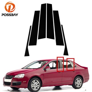 【TokTik Hot Style】สติกเกอร์ติดเสาประตูรถยนต์ สําหรับ VW Jetta MK5 Sedan 2006-2010