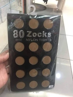 ถุงน่องหญิงแย้ Zock80,50,13Dสี11,15,2A,3A,ดำ