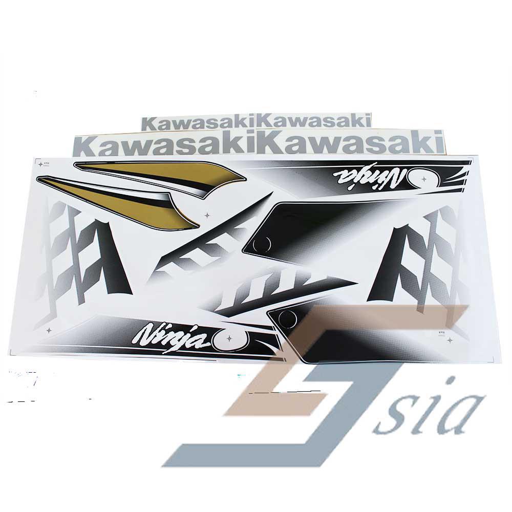 Kawasaki NINJA 250 บอดี้สตริป KW4457 (สีดํา)