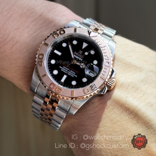 Seiko Modify Yacht Master Two Tone Rose Gold