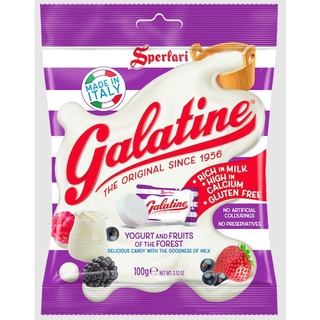 Sperlari Galatine Yogurt Fruits Of The Forest Candy 100g.สเปิร์ลารี กาลาตินโยเกิร์ตผลไม้แห่งป่าแคนดี้ 100กรัม.