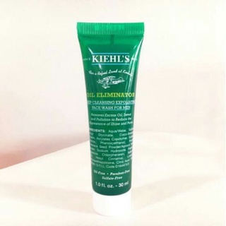 โฟมทำความสะอาดผิวหน้า สำหรับผู้ชาย Kiehls Oil Eliminator Deep Cleansing Exfoliating Face Wash 30 ml