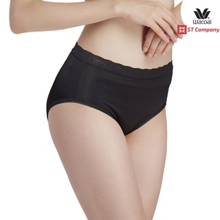 Wacoal Panty กางเกงใน ทรง เต็มตัว ขอบลูกไม้ สีดำ (1 ตัว) รุ่น WU4M02 กางเกงในผู้หญิง ผู้หญิง วาโก้ เต็มตัว ชุดชั้นใน