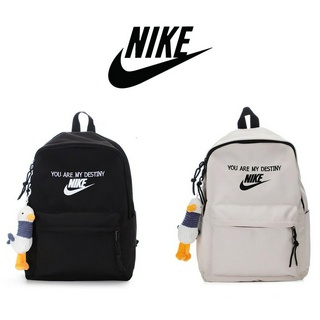 Nike(ไนกี้) กระเป๋าเป้สะพายหลังกระเป๋านักเรียนคอมพิวเตอร์กีฬาสำหรับนักเรียนขนาดใหญ่ในมหาวิทยาลัยและกระเป๋าเป้พักผ่อน