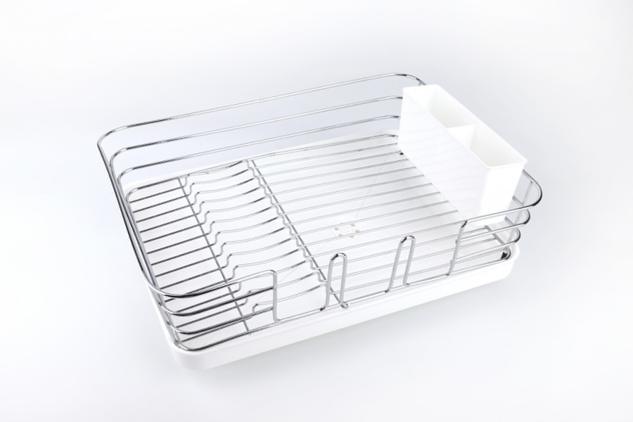 GOME ที่คว่ำจาน ขนาด 30x39x12ซม.  Pro Kitch02 สีขาว