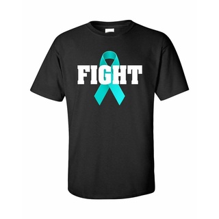 [COD]Ptsd Fight PTSD Awareness Ribbon เสื้อยืดลําลองสําหรับผู้ใหญ่แขนสั้นพิมพ์ลาย