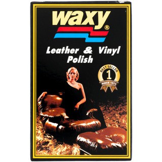 น้ำยาเช็ดเคลือบเงาผลิตภัณฑ์หนัง WAXY 125 มล.  CLEAN&amp;POLISH LEATHER 125ml WAXY