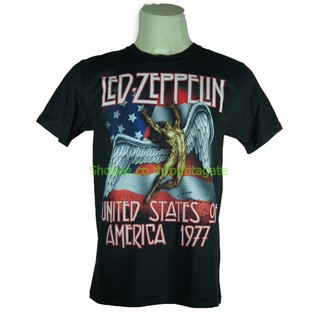 เสื้อวง Led Zeppelin เสื้อไซส์ยุโรป เลด เซพเพลิน PTA1495 เสื้อวงดังๆ วินเทจ