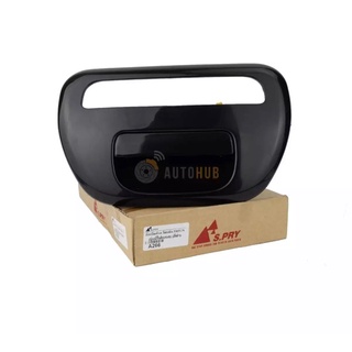 มือเปิดฝาท้าย MITSUBISHI TRITON ปี 2005-2014 รุ่นมีไฟเบรคที่ฝาท้าย สีดำ (A266)   เฮงยนต์ วรจักร