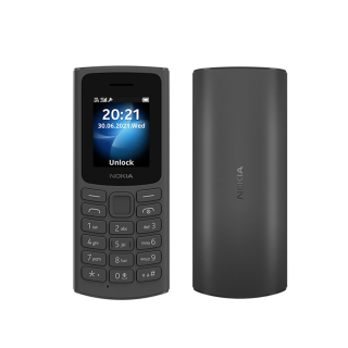 Nokia 105 (4G) 2021 มือถือปุ่มกด 2 ซิม พร้อมวิทยุ FM (รับประกันศูนย์ไทย 1 ปี)