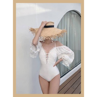 [พร้อมส่ง] Bumble Lace One-Piece วันพีซ (GG.SWIMWEAR)